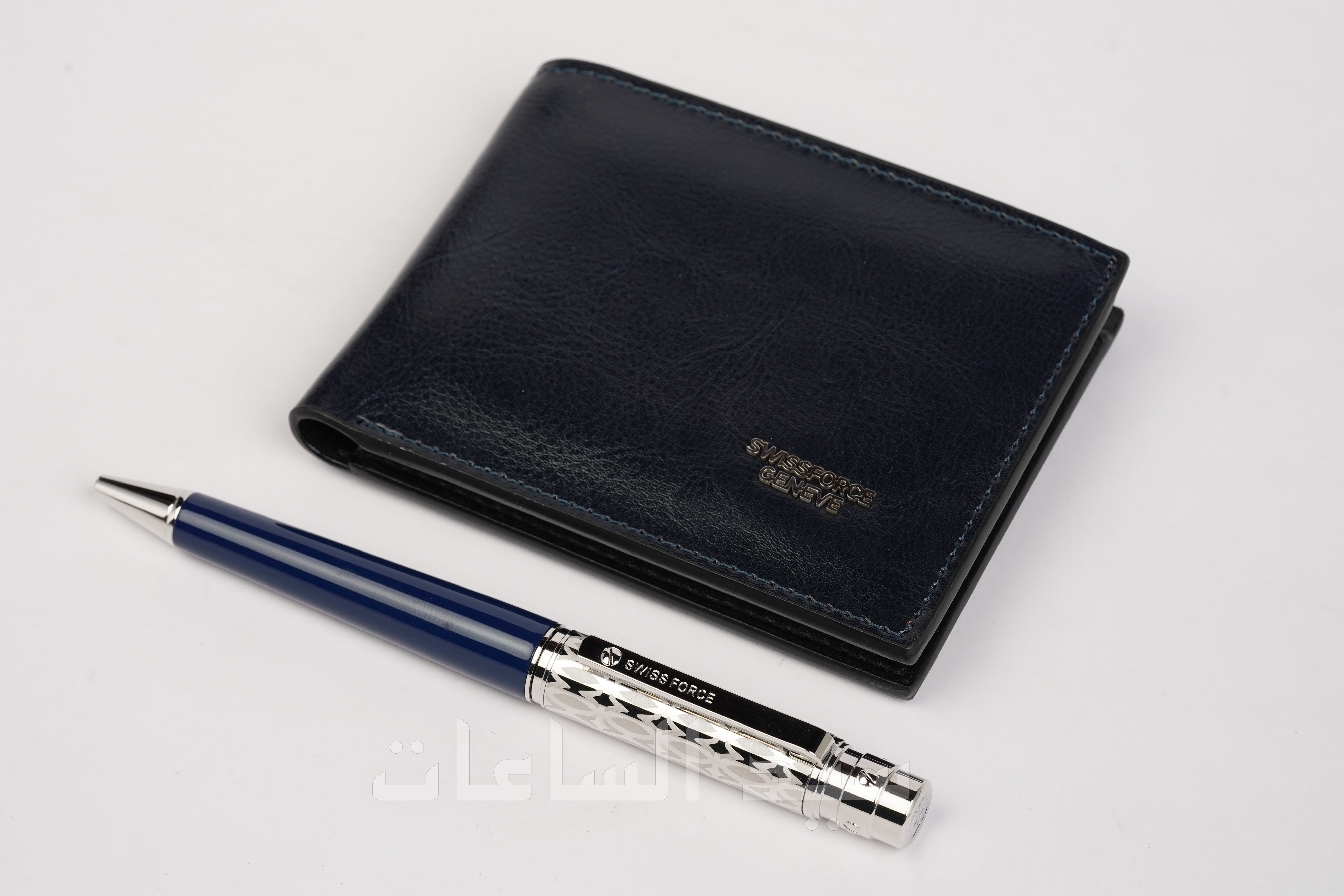 قلم ومحفظة نقود رجالية ماركة سويس فورس